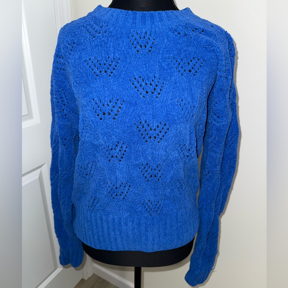 BCBGMazAzria soft blue sweater